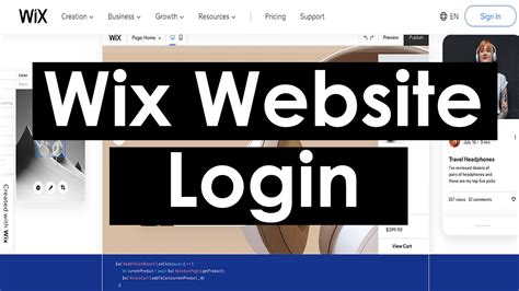 wix vista login|Website Builder